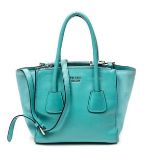 Small Twin Pocket Double Handle Tote Shoulder Bag