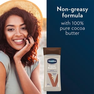 Vaseline Body Gel Oil Intensive Care Cocoa Radiant Cocoa Butter 200ml, 12 Pack
