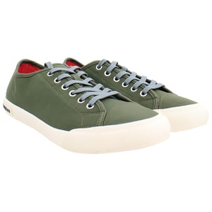 Seavees Army Issue Low Standard Womens Green Plimsolls
