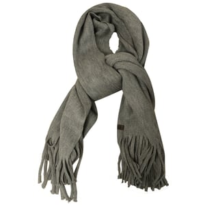 Timberland Logo Womens Grey Wool Scarf