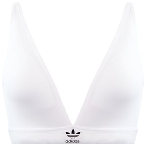 Adidas Unlined Womens White Triangle Bra