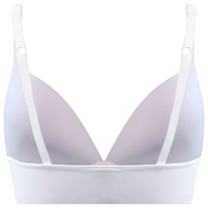 Adidas Slim Fit Womens White Triangle Bra