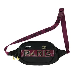Nike Air Jordan x Paris Saint-Germain Mens Black/Purple Crossbody Bag
