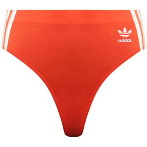 Adidas 2-Pack Womens Orange/Black Wide Side Thong