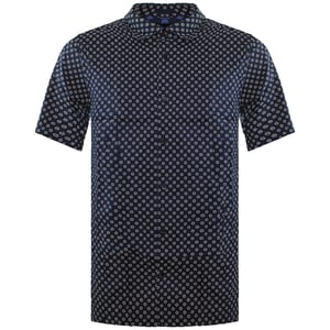 Ted Baker Forter Mens Navy Geo Print Shirt