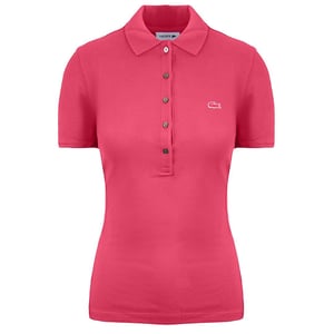 Lacoste Slim Fit Womens Pink Polo Shirt