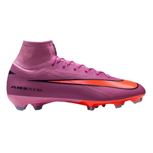 Nike Mercurial-fotbollsskor för vuxna (unisex), för fast underlag (Rosa/Svart)