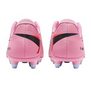Nike Barn/Vit Vapor Fast Markfotbollskor (Rosa/Svart)