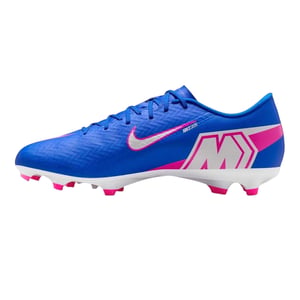 Nike Zoom Mercurial Vapor 16 voetbalschoenen voor heren, voor harde ondergrond (Blauw/Wit/Roze)