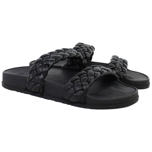 Roxy Slippy Braided Womens Black Sliders