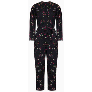 Armani Exchange Patterned Womens Black Jumpsuit