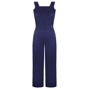 Armani Exchange Womens Navy Maxi Jumpsuit