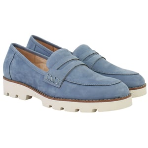 Vionic Charm Cheryl Womens Light Blue Loafers