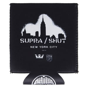 Supra New York City Black White Shut Kozzie Cup Holder