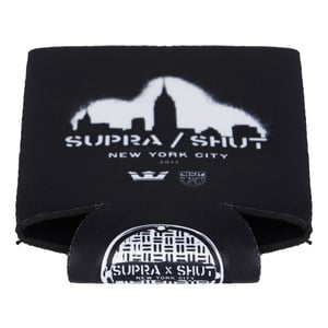 Supra New York City Black White Shut Kozzie Cup Holder