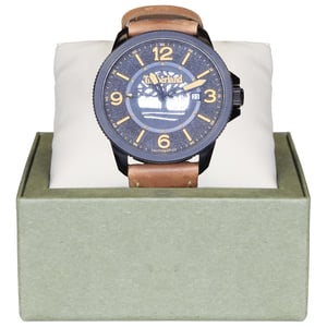 Timberland Edgemount Analogue Leather Brown Watch