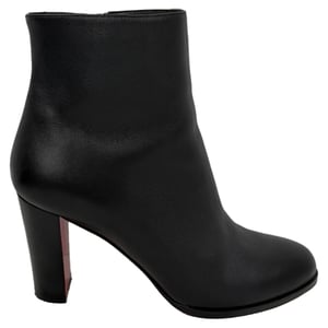 Christian Louboutin Adox 85 Ankle Boots in Black Leather