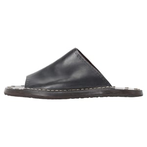 See by Chloé Studded Slide Sandals in Black Leather