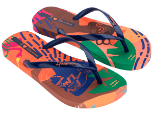 Ipanema Womens Graffiti V Fem Beige/Blue/Brown