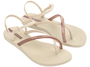 Ipanema Womens Elegant Sandal Fem Beige/Gold Pink