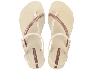 Ipanema Womens Elegant Sandal Fem Beige/Gold Pink