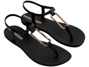Ipanema Womens Class Modern Sandal Fem Black/Gold