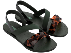 Ipanema Womens Vibrant Sandal Fem Green/Turtle 