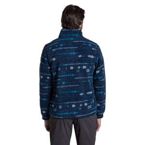 Craghoppers Mens National Trust Rawthey Landscape Fleece Top (Blue Navy)