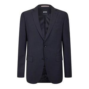 Boss Heren Colbert Met Enkele Knoopsluiting (Donkergrijs)