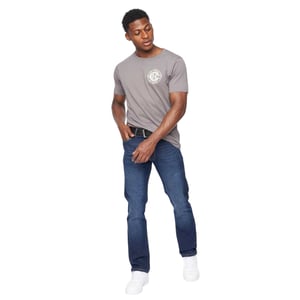 Crosshatch Heren Cadman Rechte Jeans (Blauw)