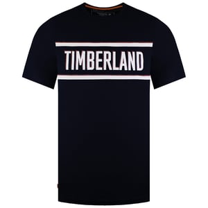 Timberland Branded Mens Navy T-Shirt