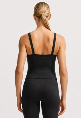 Nike SKIMS Matte Square Neck Tank Top in Black