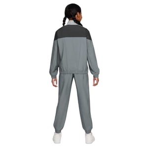 Nike Trainingspak met ritskraag en Swoosh-logo voor kinderen (Rook Grijs)