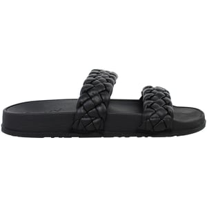 Roxy Slippy Braided Womens Black Sliders
