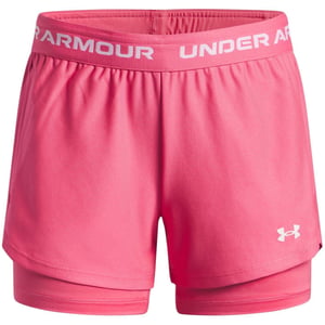Under Armour Tech Play Up-shorts för barn (Super rosa)