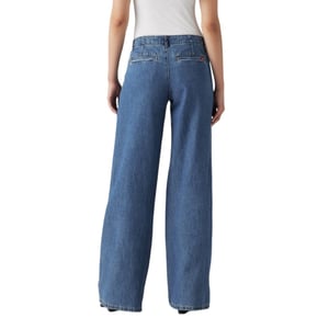 Levi's Dames Big Yikes Wijde Leg Chino's (Blauw)