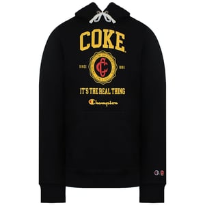 Champion x Coca Cola Mens Black Hoodie