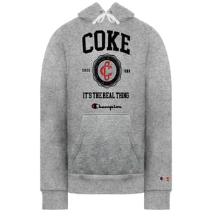 Champion x Coca Cola Mens Grey Hoodie