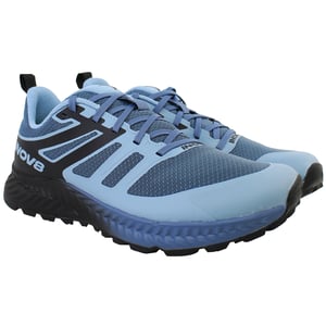 Inov-8 Trailfly Mens Blue Grey Running Shoes (Wide Fit)