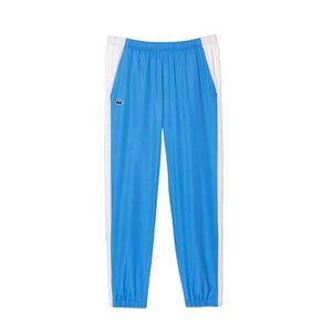 Lacoste Tapered trainingsbroek voor heren met kleurblokken (Etherisch)