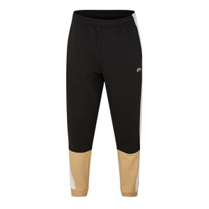 Lacoste Slanke joggingbroek voor heren met kleurblokken (Zwart)