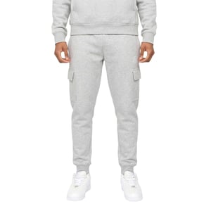 SikSilk Joggingbroek met logo voor heren (Grijze Mergel)