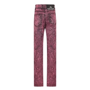 Criminal Damage SOS skinny jeans voor heren met 5 zakken (Bourgondië)