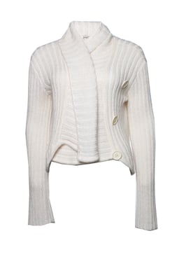 Emporio Armani, gebreide crème cardigan