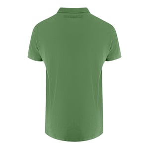 Classic Short Sleeve Collar Logo Polo Shirt in Green