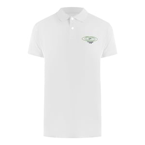 Korte Mouw Kraag Polo Shirt in Wit