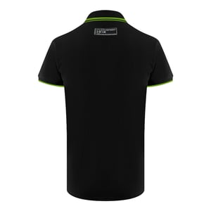 Zwarte Polo T-shirt met Korte Mouwen en Kraaglogo