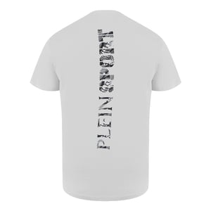Short Sleeve Scratch Logo T-shirt in White