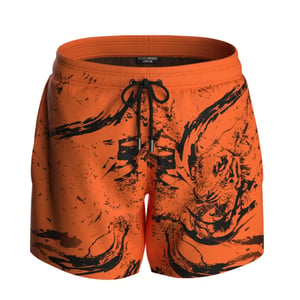 Boardshort Swim Shorts in Orange