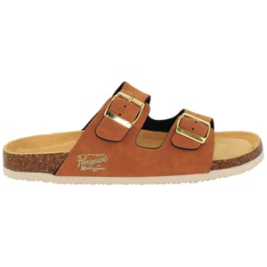 Penguin Port 2 Womens Tan Sliders
